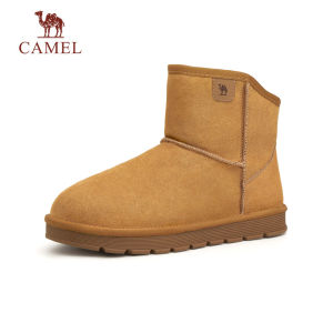 Cameljeans Mens Shoes Winter New Thick-soled Velvet Thickened Snow Boots