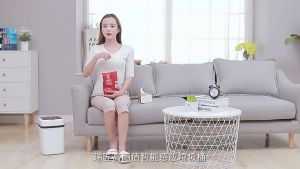 YONUO  สมาร์ทบ้านถังขยะ เซ็นเซอร์อัตโนมัติที่มีฝาปิด ห้องนั่งเล่น ห้องนอน ห้องครัวและห้องน้ำถังคัดแยกขยะ