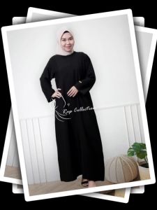 RAP COLLECTION ABAYA gamis busuy basic turki ada saku S M L XL XXL