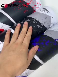 Camouflage Car Wrap Vinyl 3 Colors Auto Decorating Geometric Style Wrapping Sheet Auto Body Films Stickers for Car Accessories