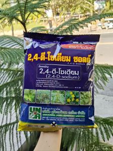 24-ดี-โซเดียม ซอลต์ ตรา เหรียญทอง สารกำจัดวัชพืช ป้องกันกำจัดวัชพืชใบกว้าง ผักปอดนา เทียนนาและวัชพืชประเภทกก ขนาด 1 กก.