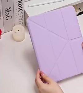 For Samsung Tab S10 Lite Case with Pencil Holder Smart Fold Acrylic Clear Stand Cover For Funda Galaxy Tab S10 Lite Case 10.9"