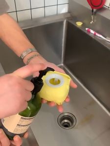 YSPET Pets ORIGNAL Shower Brush / Reusable Shower Loofah Brush / Silicone Soft Bath Brush with Shampoo Dispenser