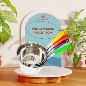 panci gagang tempat masak air higenis berbahan stainlees steel