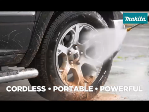 MAKITA 999VF Cordless High Pressure Washer | Wireless Car Wash Gun | Portable Water Jet Cleaner | Lithium Battery Power | Outdoor Car Washing Machine