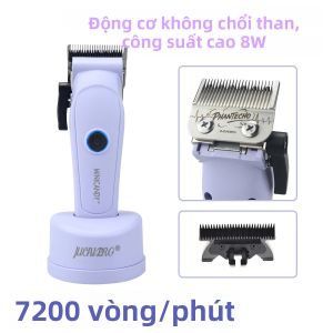 Máy Cắt Tóc Điện JUCAI MINICANDY JC06 Với Lưỡi DLC Động Cơ Không Chổi Than 7200 Vòng/phút Pin 3200mAh Kèm Đế Sạc - Máy Cắt Tóc Cho Thợ Cắt Tóc