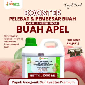 Pupuk Apel Topfarm / Pupuk Pelebat Buah Apel / Pupuk Tanaman Apel Cepat Berbuah / Pupuk Penyubur Pohon Apel / Booster Pembesar Buah Apel / Pupuk Buah Apel Terbaik