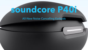 Anker Soundcore P40i Bluetooth Earbuds A3955 | Noise Cancelling | 2-in-1 Charging Case and Phone Stand | Thumping Beats