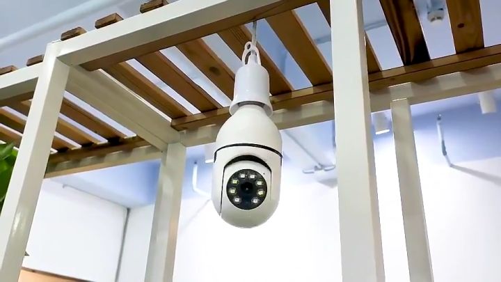 Bulb Ip Camera Connect To Wifi V380 PRO Q16S Smart Camera Bulb