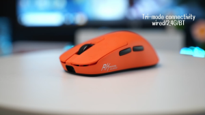 RK ROYAL KLUDGE M30Pro Pink Gaming Mouse PAW3311 Wireless 2.4GHZ/Bluetooth Mouse for Computer
