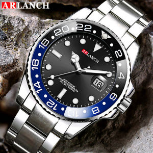 ARLANCH Hot Sell Men's Quartz Watch: Top Brand Luxury Waterproof Full Steel Quartz Clock