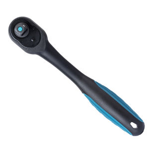 LIBRATON 3/8 Inch Ratchet Wrench Quick-Release Ratchet Handle with Teardrop Head Comfort Grip Reversible Design For Repair