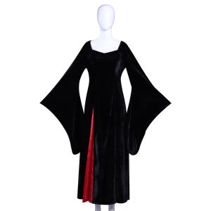 New Halloween Wednesday Costume Black Dress Play Clothes Mommy Tiss Cosplay Womens Clothing Anime Game Cultural Apparel