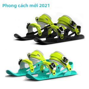 Giày Trượt Tuyết Đa Năng Mini Snowblades Ván Trượt Tuyết Ván Trượt Tuyết Cho Thể Thao Ngoài Trời Người Lớn Mẫu All Mountain Cặp Giày Trượt Tuyết