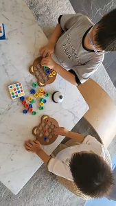 Board Game Montessori Learning Shape Matching Montessori Children Puzzle Mainan Puzzle Mainan Montessori Mainan Kanak