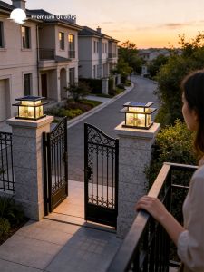 VINCAN | Automatic Solar Courtyard Pillar Light