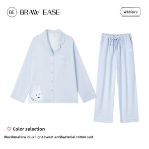 BE | Cotton Summer Long Sleeve Sleepwear
