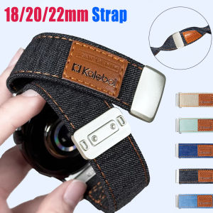 18/20/22mm Denim Canvas Strap for Huawei Watch GT5/4/3Pro Magnetic Band for Huawei Watch GTR 6/6 Pro 46mm Bracelet Accessories