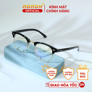 Kính Mắt Chống Cận Thị Chống Ánh Sáng Xanh Bảo Vệ Mắt Tròng Kính Không Độ Khung Vuông Phù Hợp Nam Và Nữ ( Kính Giả Cận Nam Nữ) - AK030 - Aoron