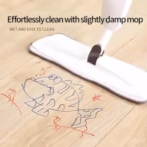 PMOP Microfiber Pad 360 Degree Press Spray Mop With Spinner Head Household Bedroom Crevice corner Dustpan Floor Cleaning Tool Flat With Removable Rotating Cloth Cleaner Easy cleaning Wet and dry stains