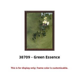 YASISHA | Retro Abstract Wall Art in Dark Green
