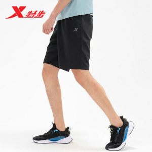 XTEP Mens Short Sleeve T-Shirt Quick Dry Fitness Sportswear Set Breathable Moisture Wicking round Neck Casual Summer Top