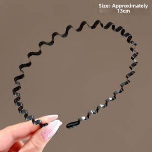 NING ZHOU | Anti-Slip Invisible Black Headband for Men