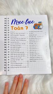 Sổ Giấy Lò Xo Take Note Toán 7 TUANVIET BOOKS cỡ A5 (Phiên Bản Mới Nhất)