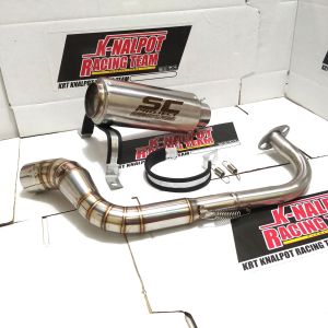 KNALPOT SC PROJECT VARIO 150 125 BEAT MIO NMAX NEW OLD AEROX PCX MATIC X-RIDE MATIC MODIF RACING