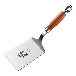 Thickened Stainless Steel Pancake Cooking Spatula Iron Plate Cooking Shovel Flat Pancake Steak Tiramisu Shovel Kitchen Utensils