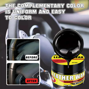 Steering Wheel Color Restoration Paste - ABS Resin Formula for Enhanced Shine and Durability Glossy Finish Enhancer