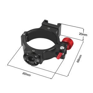 Phụ Kiện Kẹp Nối Dài Gimbal O Ring Với Bộ Chuyển Đổi Cold Shoe 1/4 Rosette Gear Dành Cho DJI OSMO Mobile Series 2 3 4 OM5 OM6 Giá Đỡ Điện Thoại Micro Đèn.