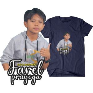 BAJU FAREL PRAYOGA KAOS ANAK LAKI LAKI PEREMPUAN VIRAL