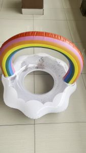 PELAMPUNG RENANG REMAJA MODEL DONAT BENTUK AWAN PELANGI GLITER LUCU TEBAL KOLAM BERENANG PANTAI