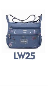 Tas Selempang Motif Keren Korean Style Tas Slingbag Kekinian Waterproof Terbaru LW 25