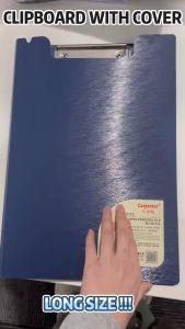 Clipboard Long with Cover Writing Board Long Clip Board Paper Organizer File Folder 35.5CMx24CM