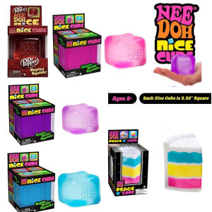 NeeDoh Jelly Squish Stress Toy Jellyfish Fidget Sensory Squeeze Squishy Toy for Kids & Adults