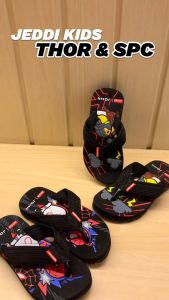 JEDDI [SPC SPIDERMAN] Sandal Superhero & Sandal Jepit Anak Laki-laki