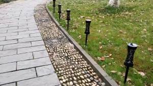 SXH  Outdoor Solar Light Plug-in Floor Lawn Lamp Courtyard Landscape Lamp Garden Decoration Hollow Small Night Lamp LED Small street light