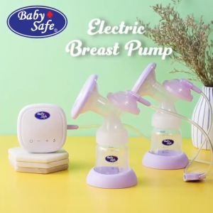 Baby Safe Rechargeable Electric Breastpump Pompa ASI Elektrik Bisa Dicas Single Double