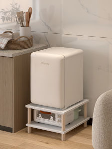 Mobile Mini Fridge Base Stand Disinfection Cabinet Padded High Shelf Small Lightweight ELEVATING Tray Floor Storage Rack