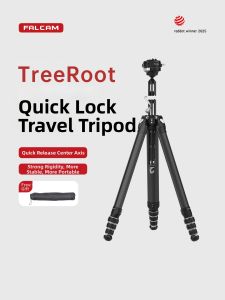 FALCAM | Quick Lock Carbon Fiber Travel Tripod For Cameras