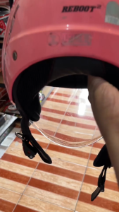 Gille Kerena Motorcycle Helmet – Lightweight Durable Safety Helmet REVO Lens **w/free Clear lens