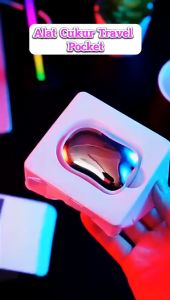 Alat Cukur Elektrik Travel Pocket / Mini Shaver USB Portable Rechargeable / Pencukur Kumis Alis Jenggot Cambang Bulu Kaki Ketiak Cukuran Penghilang Bulu Halus Wajah Pria Wanita Pisau Anti Karat Serbaguna