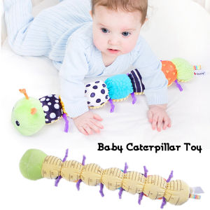 Colorful Caterpillar Plush Toy Doll Soft Comfortable Cotton Worm Beetle Sofa Caterpillar Cushion Toys For Birthday Gift