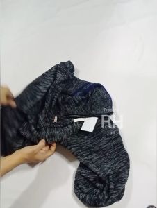 RANIHIJABTAS - ATASAN SWEATER BAJU RAJUT TURTLNECK ZIPER STRIP HITAM SWEATER KERAH TINGGI RESLETING TWIST