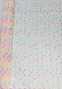 ลูกไม้ลายใบไม้นูนๆเลื้อยเต็มผืน (B304) Full-Piece 3D Fairytale Garden Embroidery Fabric