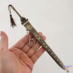 Mô hình sưu tầm Thiên Cổ Quyết Trần Hậu Trì Cổ Đế kiếm 22cm kèm kệ trưng bày
