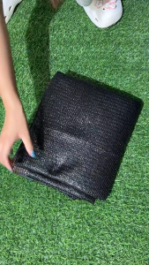 Black shading net encrypted and thickly bordered perforated shading net for greenhouse factory building outdoor heat insulation courtyard shading net