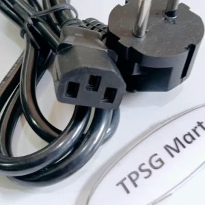 Dây nguồn máy tính bàn PC dây nồi cơm điện (Chuẩn C13) / Cáp dài 1.4m bọc nhựa dày cứng cáp.